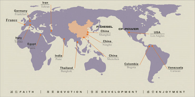 F-DIESEL turbo system globa lnetwork